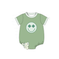 PO101 Sage smiling face clover embroidery collection