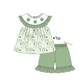 PO101 Sage smiling face clover embroidery collection