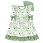 PO101 Sage smiling face clover embroidery collection