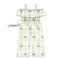 PO101 Sage St. Patricks Day clover bow print collection
