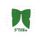 PO101 Green clover print lace collection