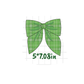 PO101 Green St. Patricks Day puppy clover embroidery plaid collection