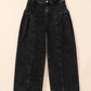 Mineral Wash Pleated Jeans RTS