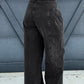 Mineral Wash Pleated Jeans RTS