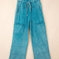 Mineral Wash Raw Hem Pants *MULTIPLE COLORS* LT