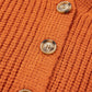 Orange Chunky Cardigan Sweater RTS