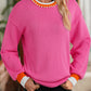 Pearl Detail Knit Sweater LT