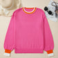 Pearl Detail Knit Sweater LT