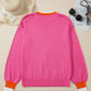 Pearl Detail Knit Sweater LT