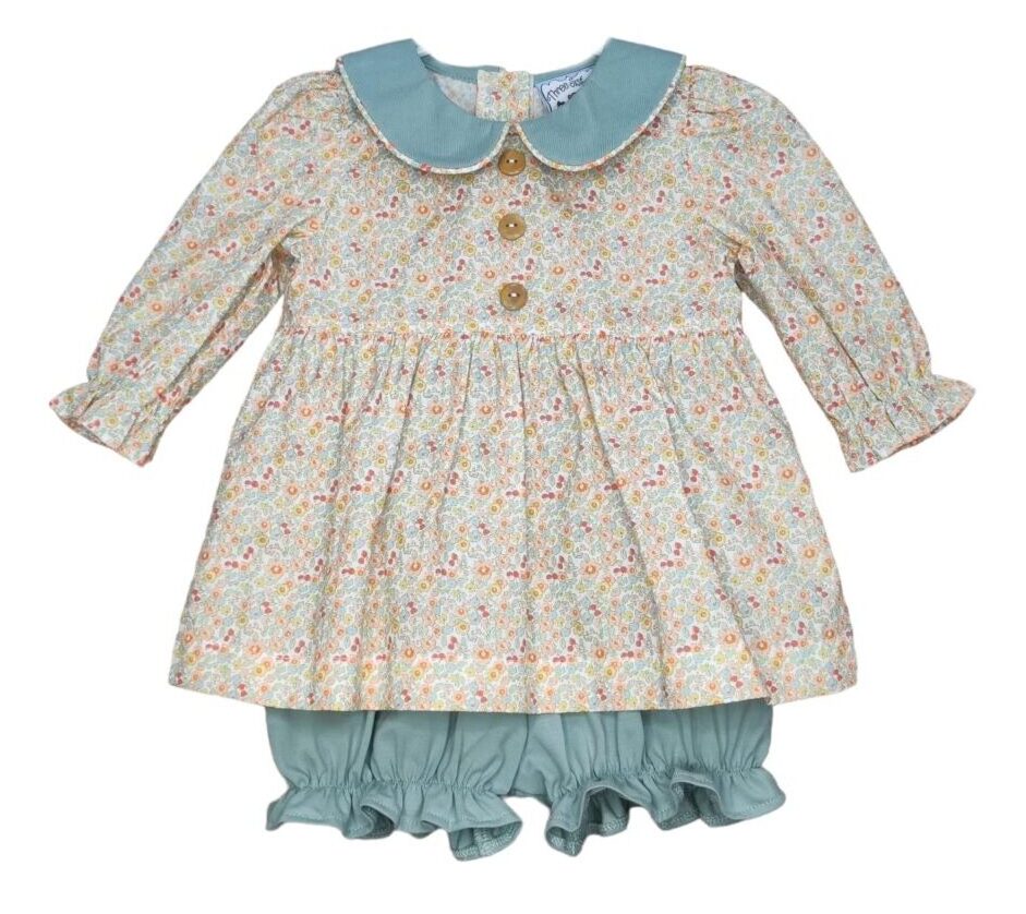 Three Sisters • Ditsy Floral L/S Bloomer Set