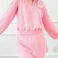 Pink Lace Sweatshirt Set LT