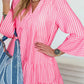 Pink Stripe Flowy Dress LT