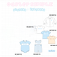 PO101 Pink&blue cross embroidery stripe collection 2