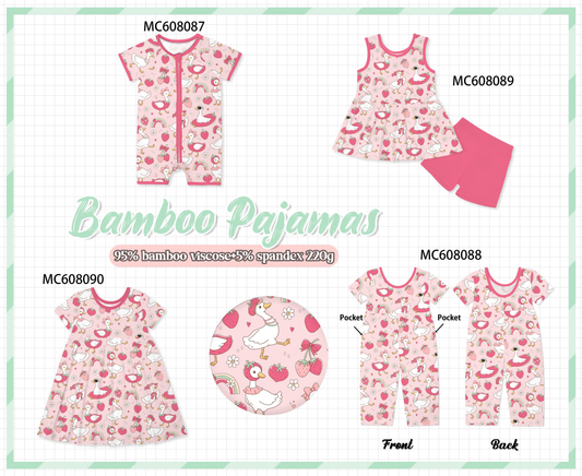 PO101 Pink goose bamboo collection