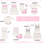 PO101 Pink ice cream bow lace collection