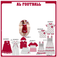 PO101 Red Alabama embroidery collection 2