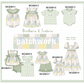 PO101 Sage LIL SISTER embroidery collection