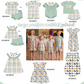 PO101 Sage easter bunny plaid ruffle collection
