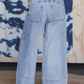 Seam Detail Raw Hem Pants RTS