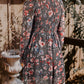 Smocked Floral Mesh Dress LT