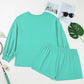 V Neck Plus Size Set LT