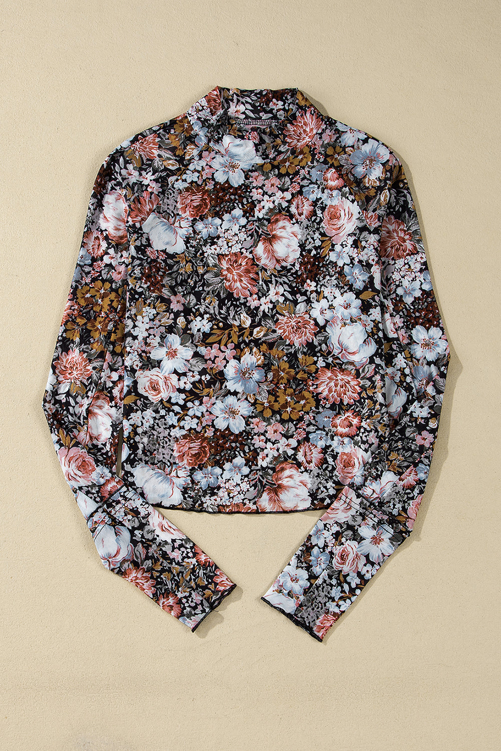 Floral Mesh Top July.
