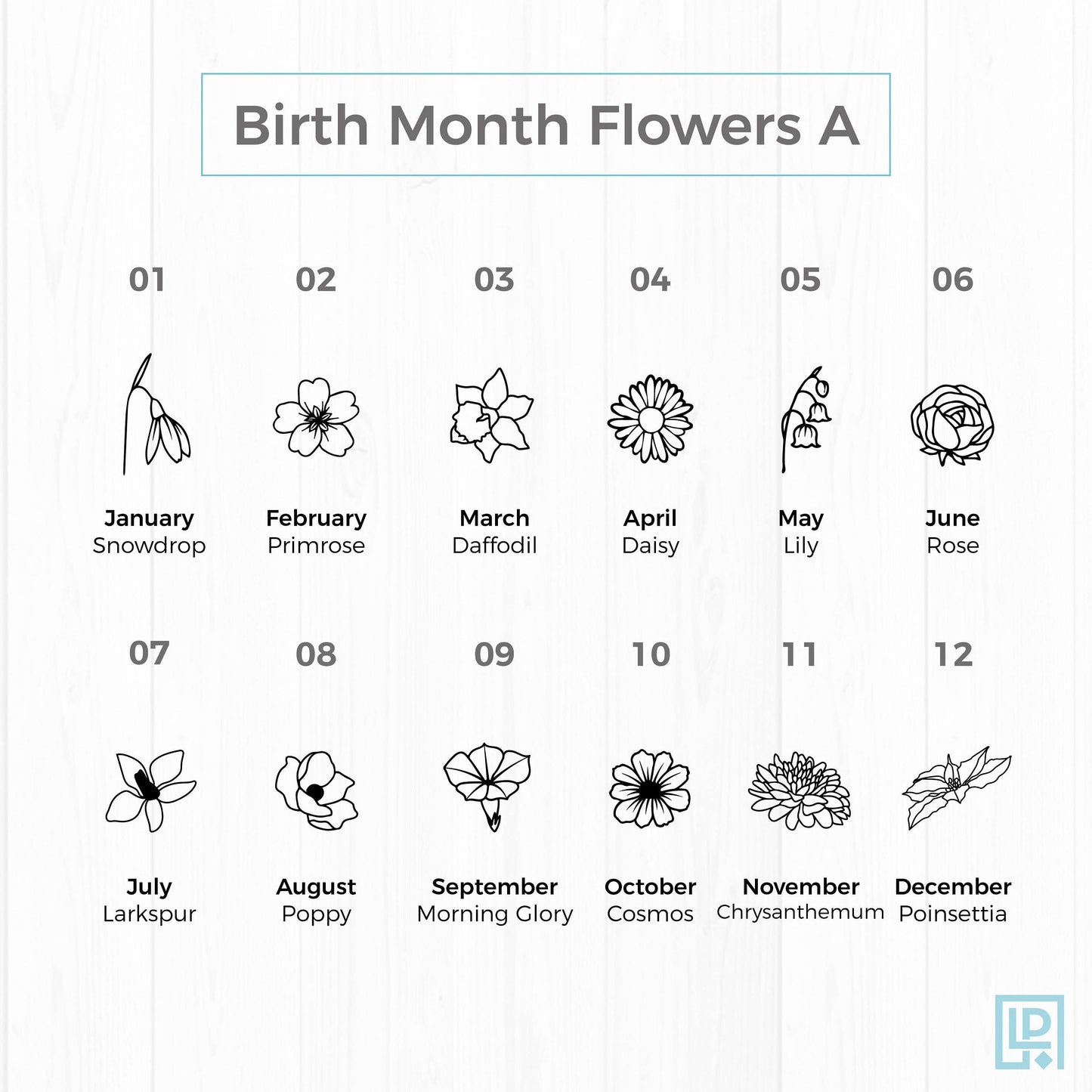 Birth Month Flower Necklace, Flower Necklace, Poppy Flower, Birth Flower Necklace, Birth Flower Custom, Morning Glory, Sunflower