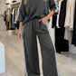 Leopard Varsity Stripe Pant Set RTS