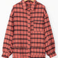Plaid Distressed Top *TWO COLORS* RTS