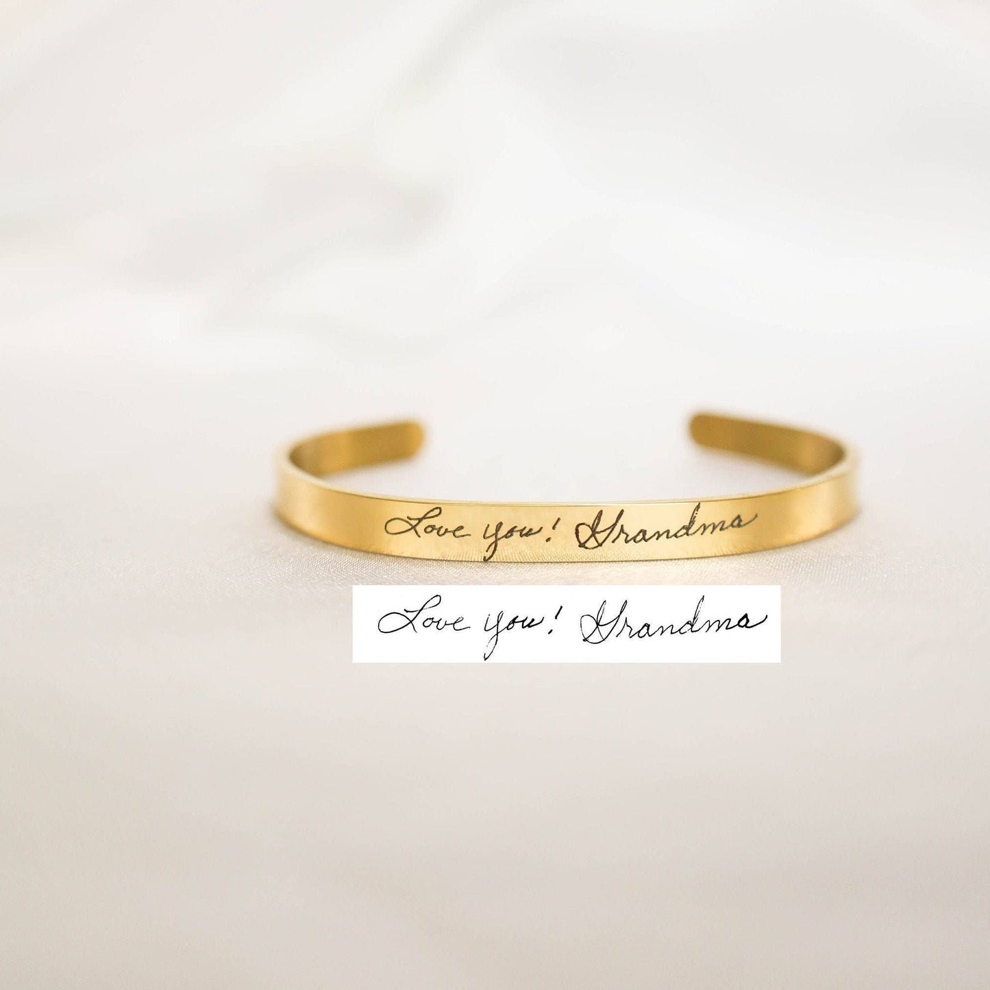 Custom Handwriting Cuff Bracelet, Personalized Handwritten Cuff Bracelet, Bracelet With Handwriting, Signature Bracelet, Memorial Jewelry
