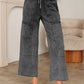 Mineral Wash Raw Hem Pants *MULTIPLE COLORS* RTS