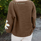 Big Flower Pattern V Neck Sweater *multiple colors* RTS