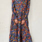 Blue Floral Maxi Dress RTS