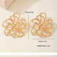 Gold Flower Earrings RTS