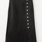 Black Button Skirt LT