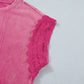 Mineral Wash Lace Detail Top RTS