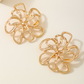 Gold Flower Earrings RTS