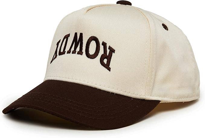 Kids/Baby 2-Tone Cap: Rowdy Upside Down - Brown/Beige