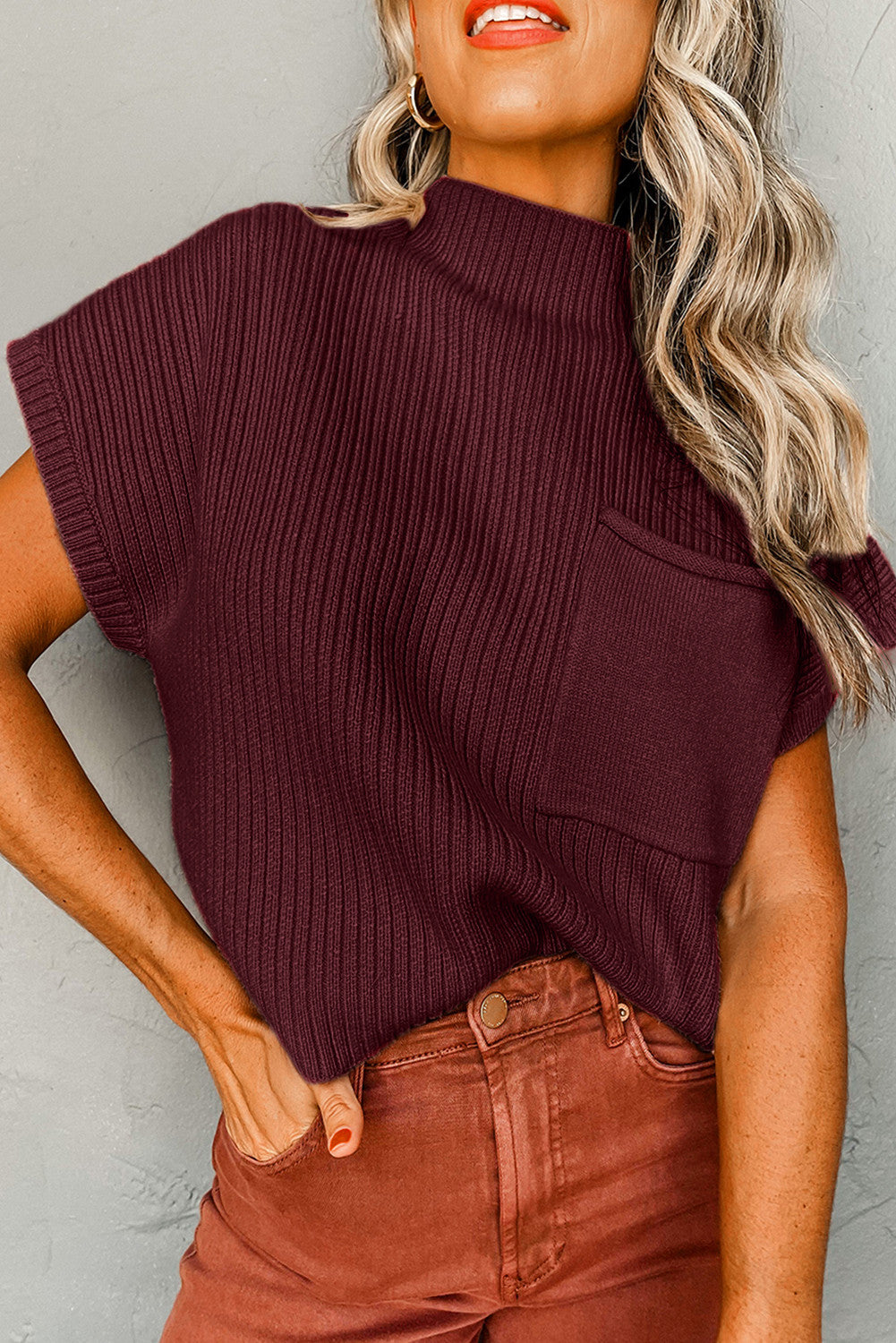 Ribbed Knit Sweater *multiple colors* RTS