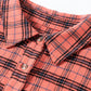Plaid Distressed Top *TWO COLORS* RTS