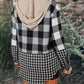Black Double Plaid Shacket RTS