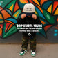 Kids/Baby 2-Tone Cap: Say Howdy Play Rowdy - Black/Beige