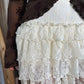 Lace Frilly High Low Skirt January.