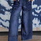 Seam Detail Raw Hem Pants RTS