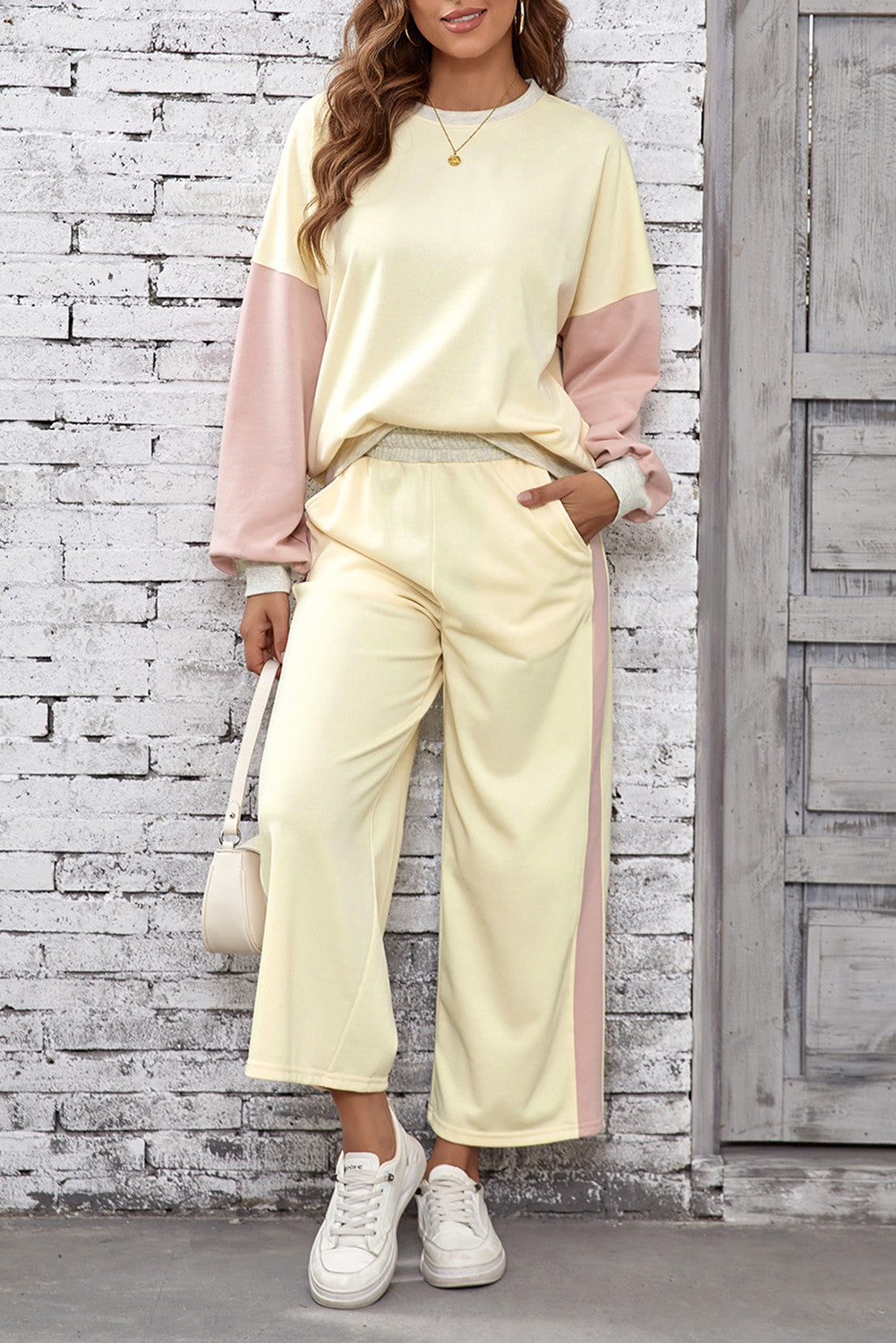 Colorblock Loose Pullover RTS