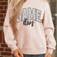 Pink Polka Dot Game Day Sweatshirt RTS